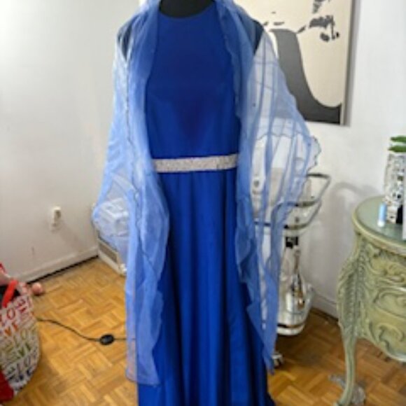 Naven cobalt blue maxi dress/gown. - Picture 2 of 6